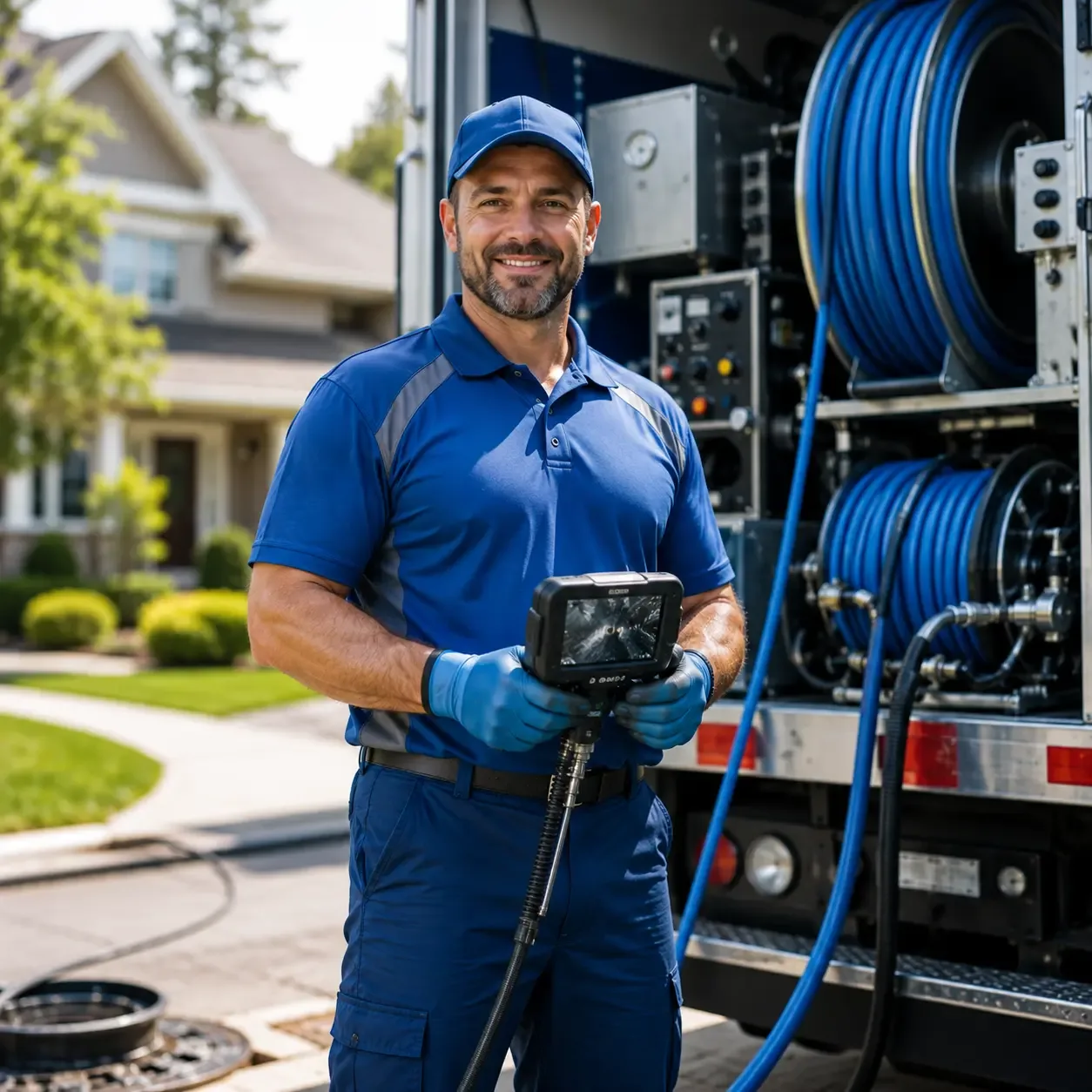 Local outdoor drain cleaning specialists in Woodsboro, TX